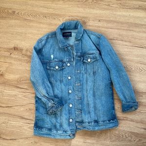 Lucky Brand Boyfriend Oversized Fit Denim Jacket